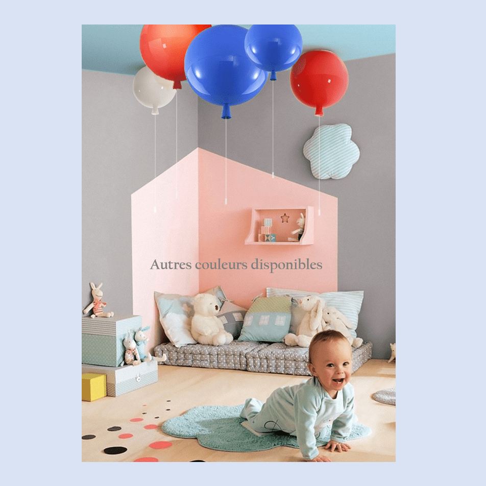Suspension Enfant Ballon Rouge